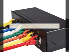 PANEL PATCH 8 PORT CAT5E CAT6 CAT6A SHIELDED 90° TOP ENTRY PUNCH FTP STP