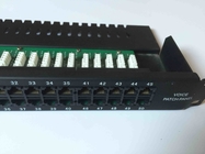 25 / 50 Port Voice Patch Panel 6P4C 110 IDC / Krone IDC With CAT 3 Modules