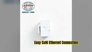 Złącze Keystone ANSHI Cat6 RJ45 Łatwe złącze Ethernet