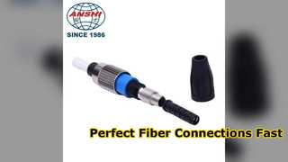 Fast Fiber Optic Connector High Precision FTTH Solution