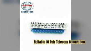 XL 011L 10-parowy moduł PCB LSA PLUS Niezawodna konfiguracja telekomunikacyjna