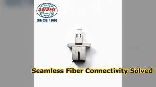 Hybrydowy adapter światłowodowy SC do LC Niezawodna łączność sieciowa