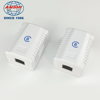 3U Gold Plating FTP Surface Mount Box CAT6 Single Port