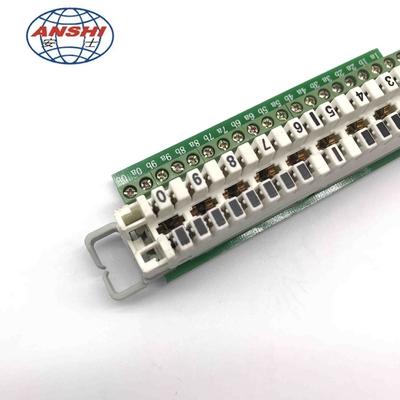 20 Pole Screw Terminal Block with 10 Pairs Krone Type PCB Type Disconnection or Switching Module LSA PLUS Krone