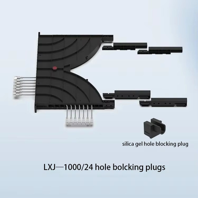 High-Density 24/48-Port Side-Mounted Fiber Optic Patch Panel With Raceway For Network Cabinet Cable Management