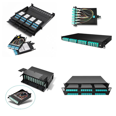 ANSHI 1U 144 Cores Patch Panel Loaded With MPO MTP Cassette
