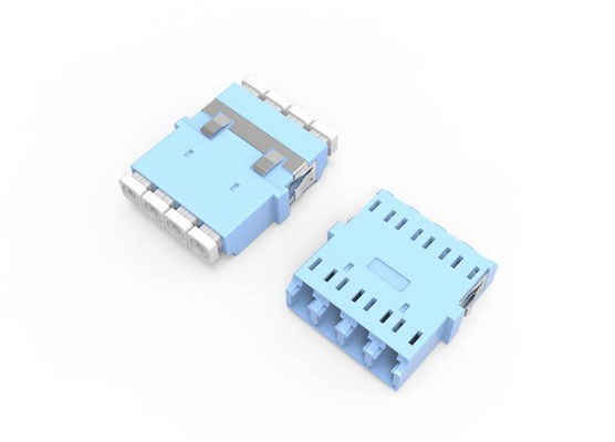 Fiber Optic Adapter LC APC UPC Flangeless Quad