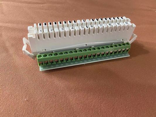20 Pole Screw Terminal Block with 10 Pairs Krone Type PCB Type Disconnection or Switching Module LSA PLUS Krone