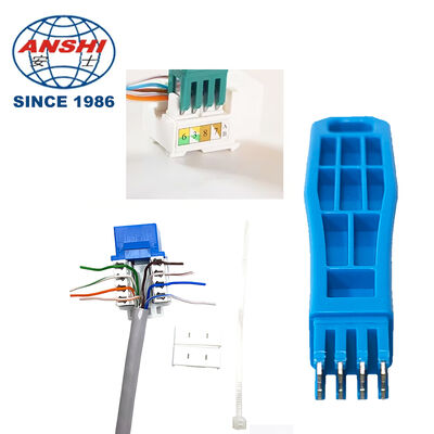 RJ11 RJ45 Punch Down Tool, Simple Crimp Insertion Tool For Network Keystone Jack Cable Management