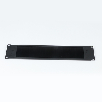 ANSHI 19 Inch 2U Panel szczotkowania Zarządzanie kablem XL-4020-3L-2U