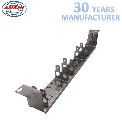 60 Pairs Lsa Plus Moduł Back Mount Frame 19 Inch 1u 6 Ways With Metal Base