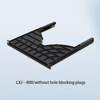 High-Density 24/48-Port Side-Mounted Fiber Optic Patch Panel With Raceway For Network Cabinet Cable Management