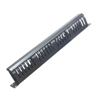 Sieć 1U 19 Inch 24 port 48 Slots Horyzontalny zarządzanie kablem metalowym
