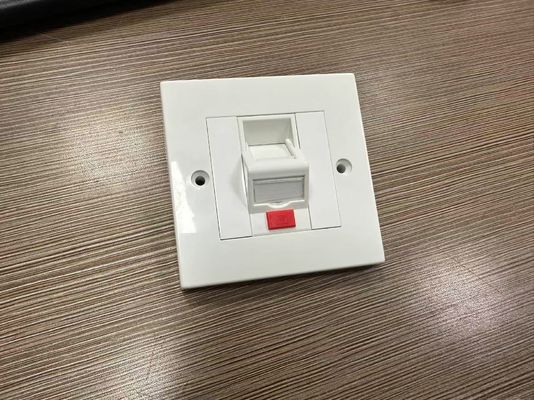 ANSHI LJ6C British Style Snap-In 1 Port Faceplate RJ45 Ramka 86*86MM