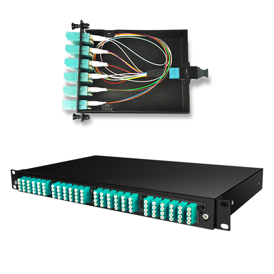 ANSHI 1U 144 Cores Patch Panel Loaded With MPO MTP Cassette