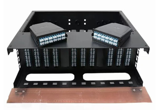 ANSHI 19 Inch Rack Mount 288 Cores Fiber Optic Patch Panel 3U Fiber Panel