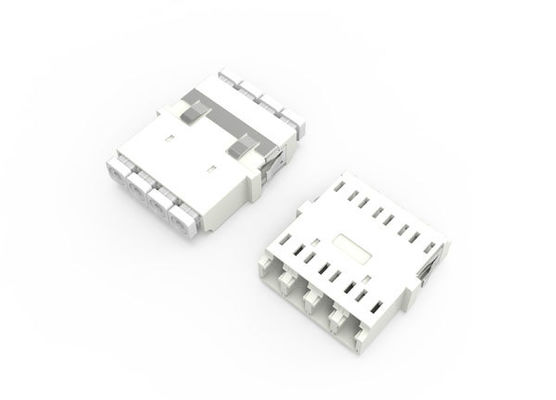 Fiber Optic Adapter LC APC UPC Flangeless Quad