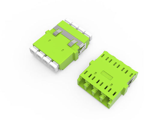 Fiber Optic Adapter LC APC UPC Flangeless Quad