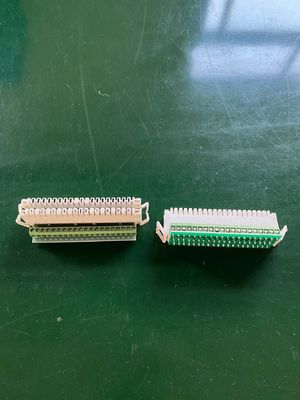 20 Pole Screw Terminal Block with 10 Pairs Krone Type PCB Type Disconnection or Switching Module LSA PLUS Krone