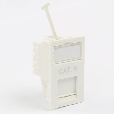 UK Type CAT6 UTP LJ6C Network Floor Box Module 38 x 25mm