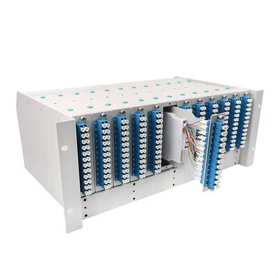 144cores Eurocard Module SC/APC Optical Distribution Frame (ODF) for FTTH Telecom Networks