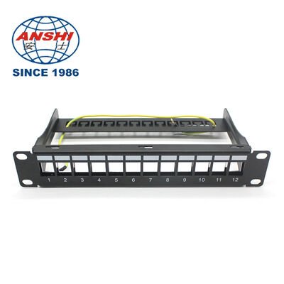 19 cali 32 porty pusty STP FTP osłonięty panel patch RJ45 CAT5E CAT6 Panel rozprowadzania sieci