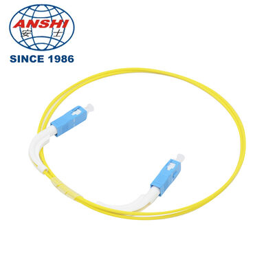 Kabel światłowodowy Patch Cord Pigtail, 90 stopni 45 stopni zagięty but E2000 PCAPC LC SC ST SM Simplex/Duplex 2.0/3.0mm MT‑LC20001 dla sieci FTTH FTTB FTTX